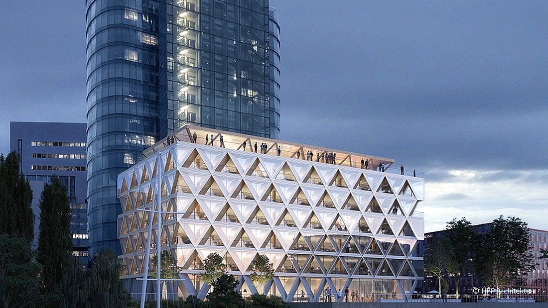 「搖籃」極具特色的建築外觀將成為德國杜塞道夫的新地標